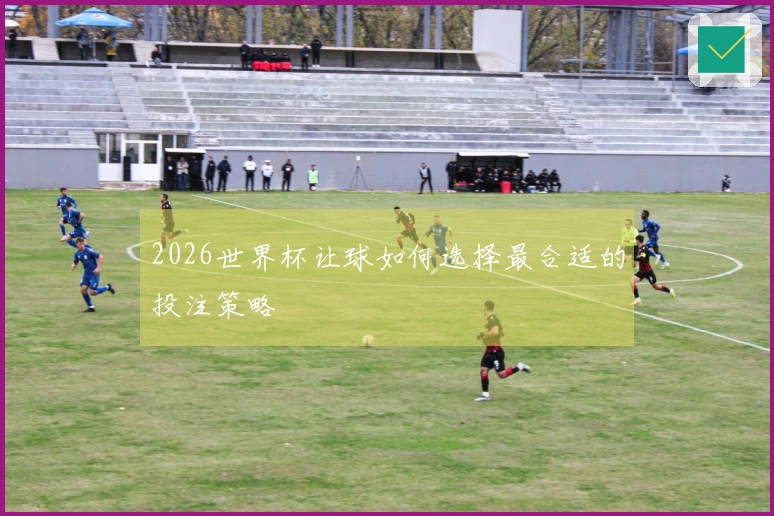 2026世界杯让球如何选择最合适的投注策略